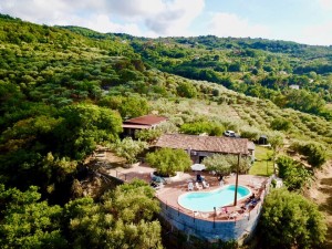 Villa Alessandra from the sky